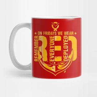 Remember deployed navy sails Mug